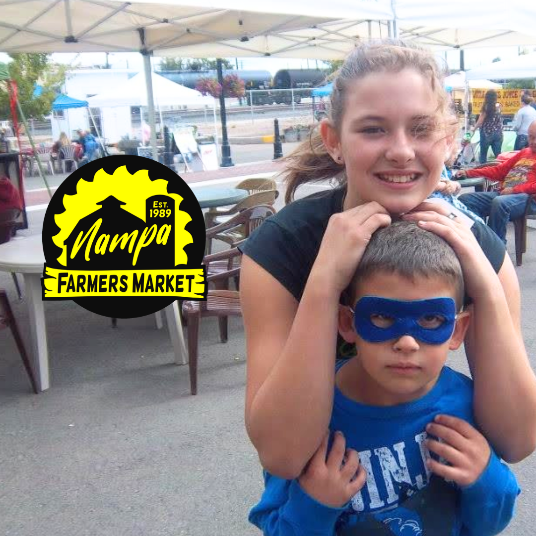 Young Scholarship Recipients at the Market